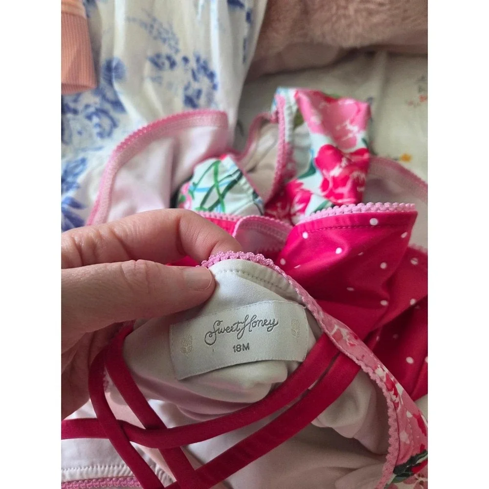 Sweethoney baby girl swimsuit 18 mos